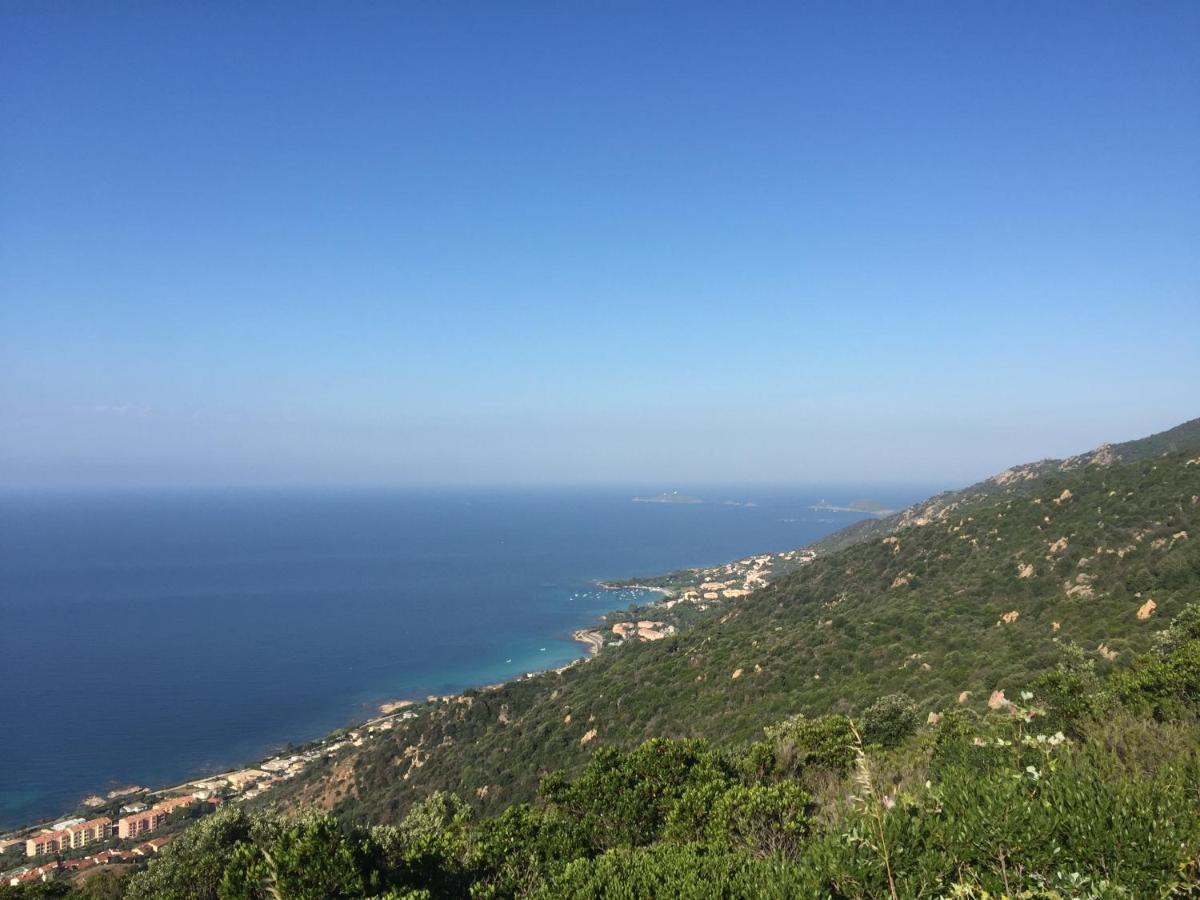 Ajaccio Magnifique T2 37M2 Centre Ville Vue Mer Au Bord De La Plage Neuf 4 Couchages Balcon Parking Prive Ferme Clim Wifi Exterior foto